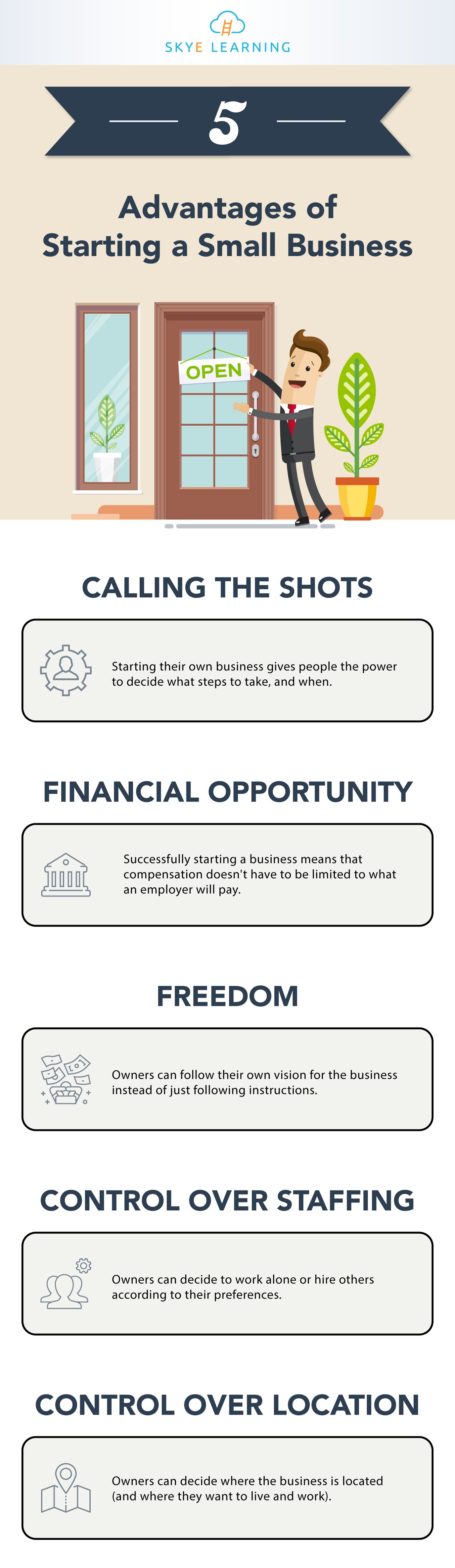 5 Advantages of Starting a Small Business